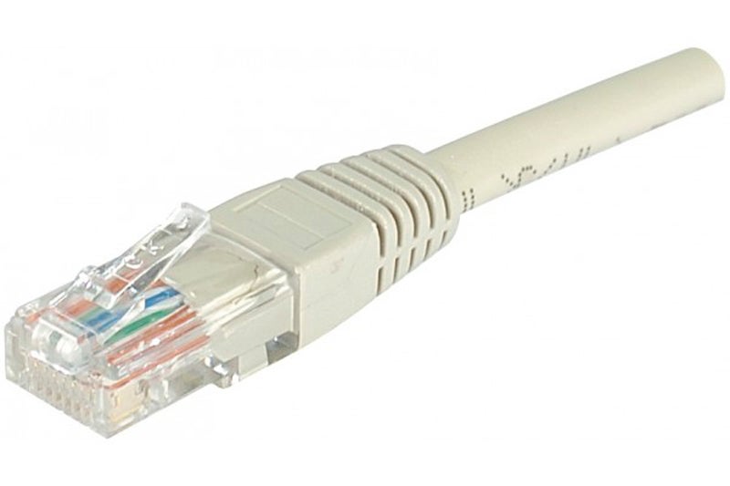 Câble ethernet RJ45 (20 m) catégorie 6 blindé gris - Câble