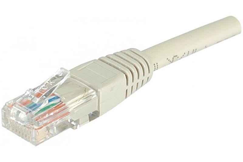 Câble ethernet RJ45 (20 m) catégorie 6 blindé gris - Câble Câble ethernet RJ45 (20 m) catégorie 6 blindé gris - Câble