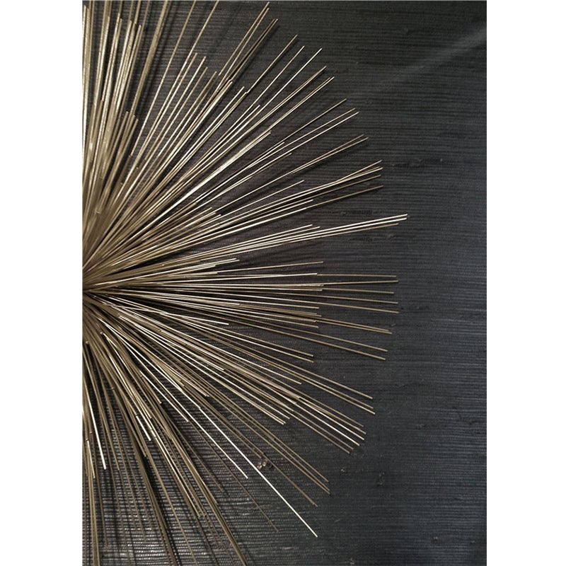 3 toiles décoratives aux lignes texturées, poster doré imprimé cernes annuels noir et blanc, sans cadre (40x60cm) - 4