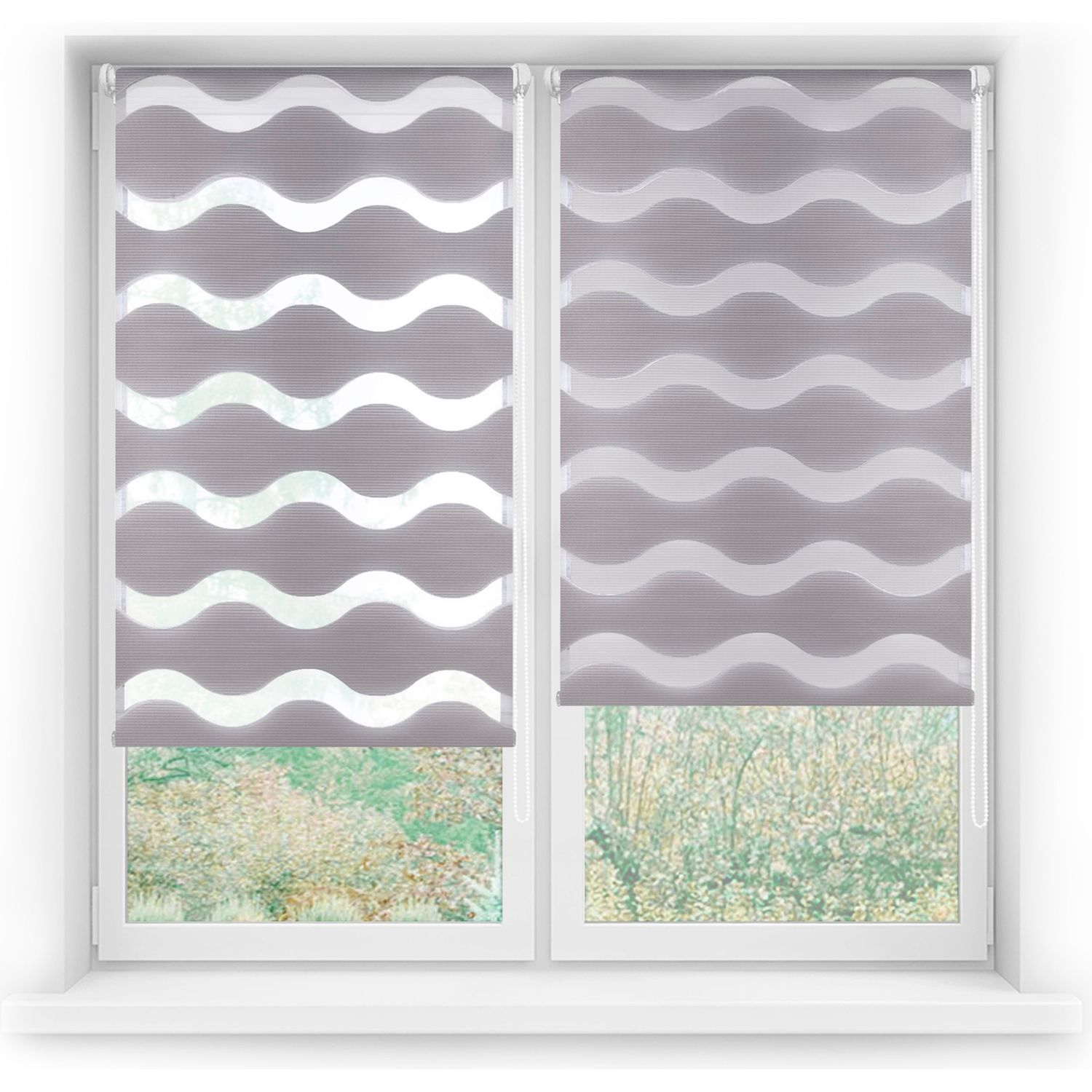 ECOMMERC3 | Tenda a Rullo Giorno e Notte Montaggio SENZA ATTREZZI Misura 52x150 Misura tessuto 49x145 - Tenda a Rullo Giorno e Notte Easyfix - 3