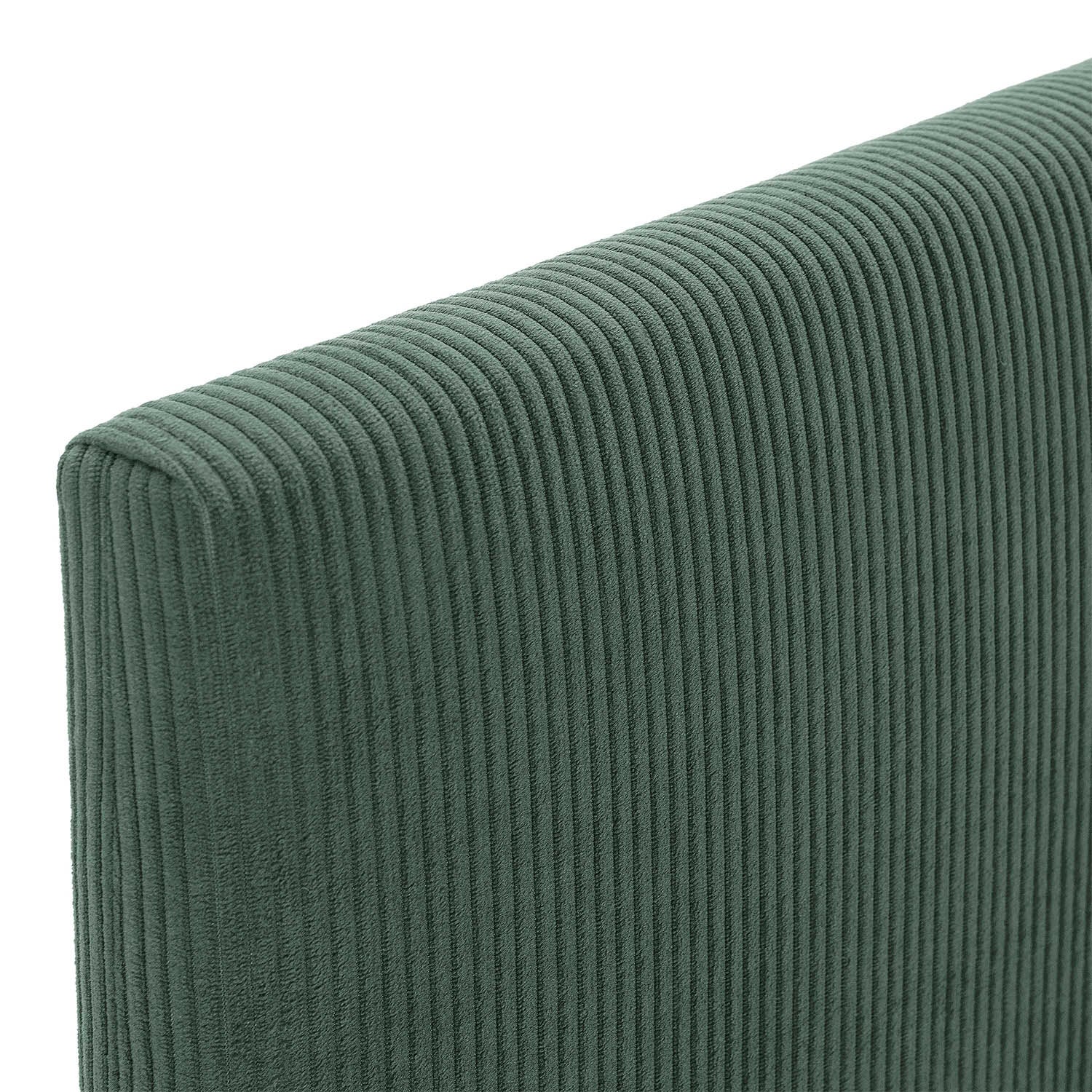 Testiera imbottita Bari 160x60 cm Verde - 5