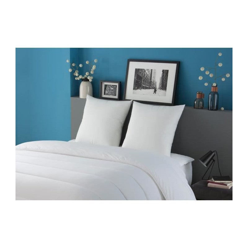 2 cuscini alla moda 60 x 60 cm silicone cavo in fibra poliestere 100% ripieno bianco - 4