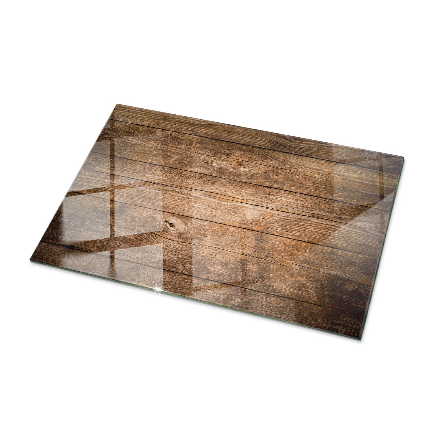 Płyta na blat stołu, dekoracyjne, do salonu, do kuchni | kwadrat | Struktura drewnianych desek | 100x70