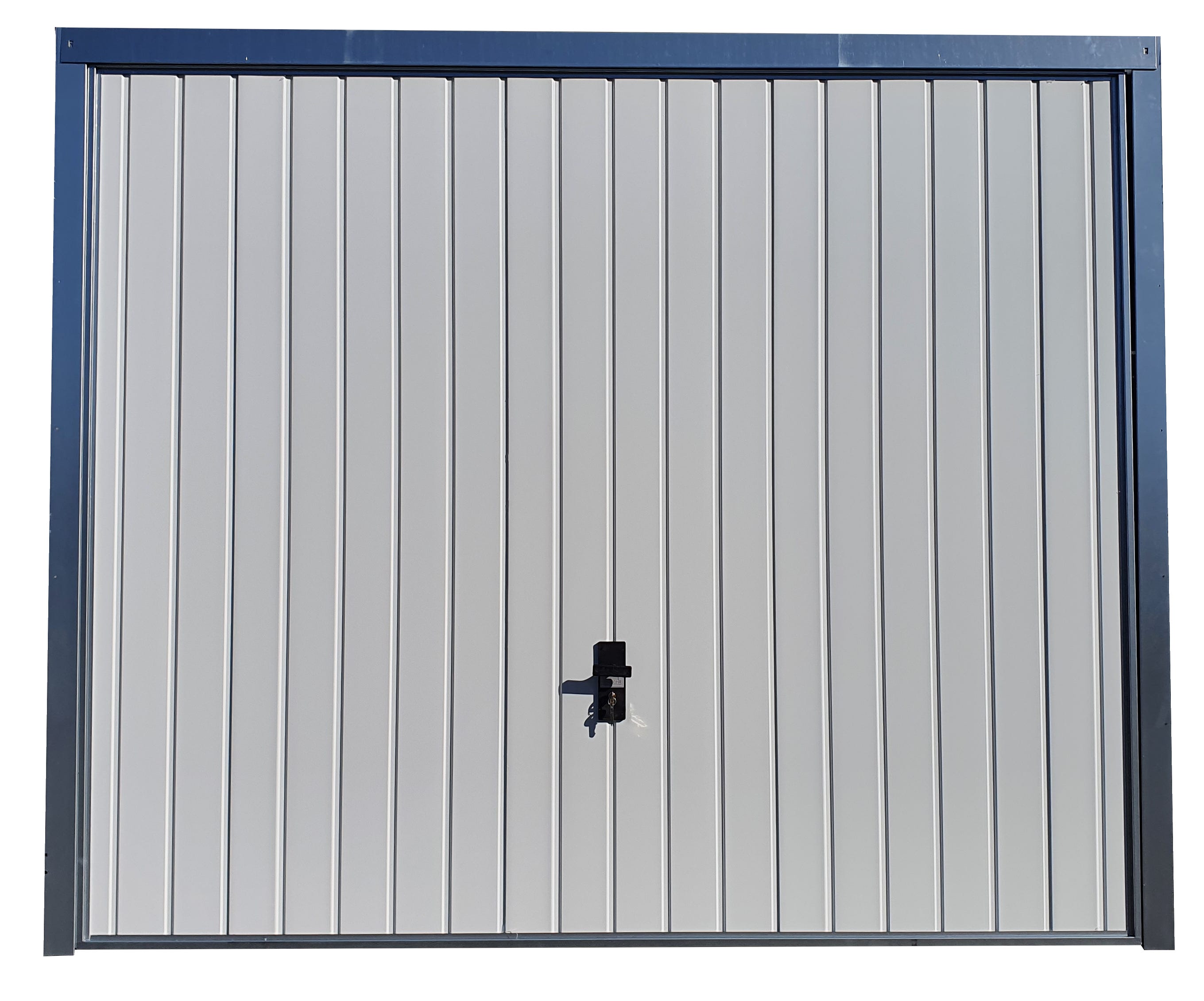 Porte de garage basculante blanche l.250 x H.200 cm x Ep.20 mm | Leroy ...