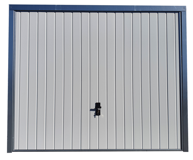 Porte de garage basculante blanche l.250 x H.200 cm x Ep.20 mm
