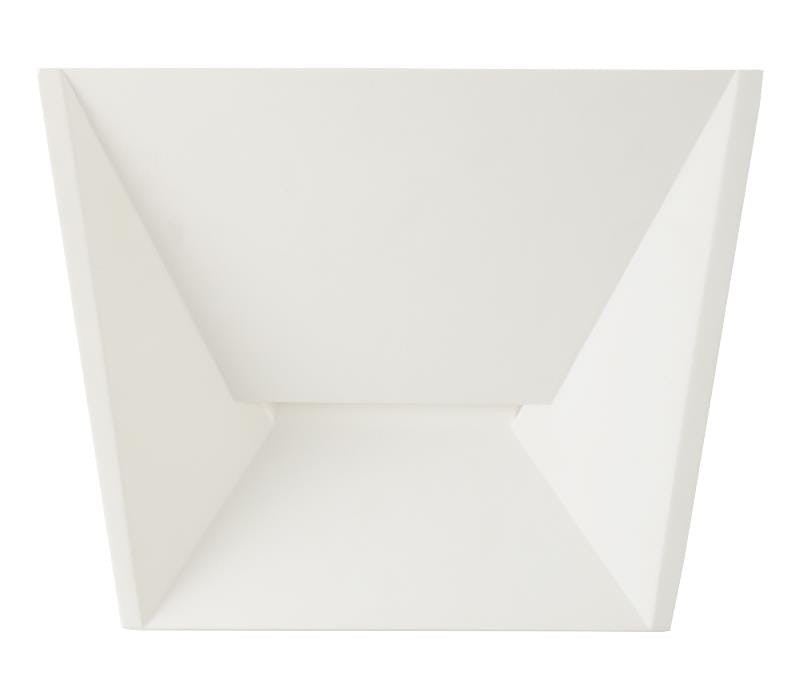 Kinkiet ścienny Albert Bia biały 2xG9x40W wym: 28 x 22 x 22 cm ceramika / gips IP20 Lampex