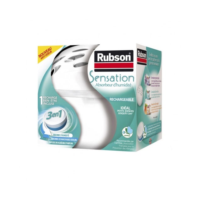 Absorbeur d'humidité Sensation 3en1 12m² de Rubson