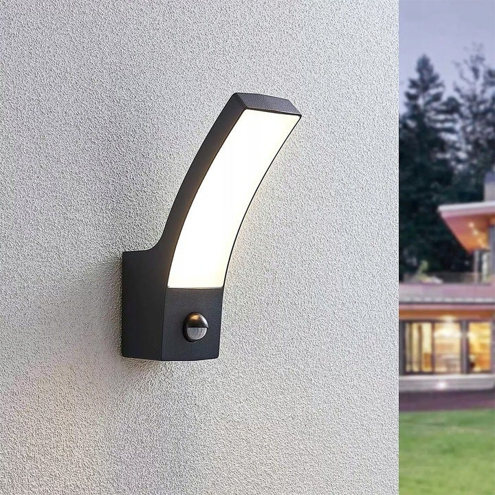 Lampa fasadowa LED z czujnikiem ruchu PIR 140°, 15 W, 1000 lm, czujnik zmierzchowy, IP54 - do użytku zewnętrznego, kinkiet, oświetlenie zewnętrzn - 2