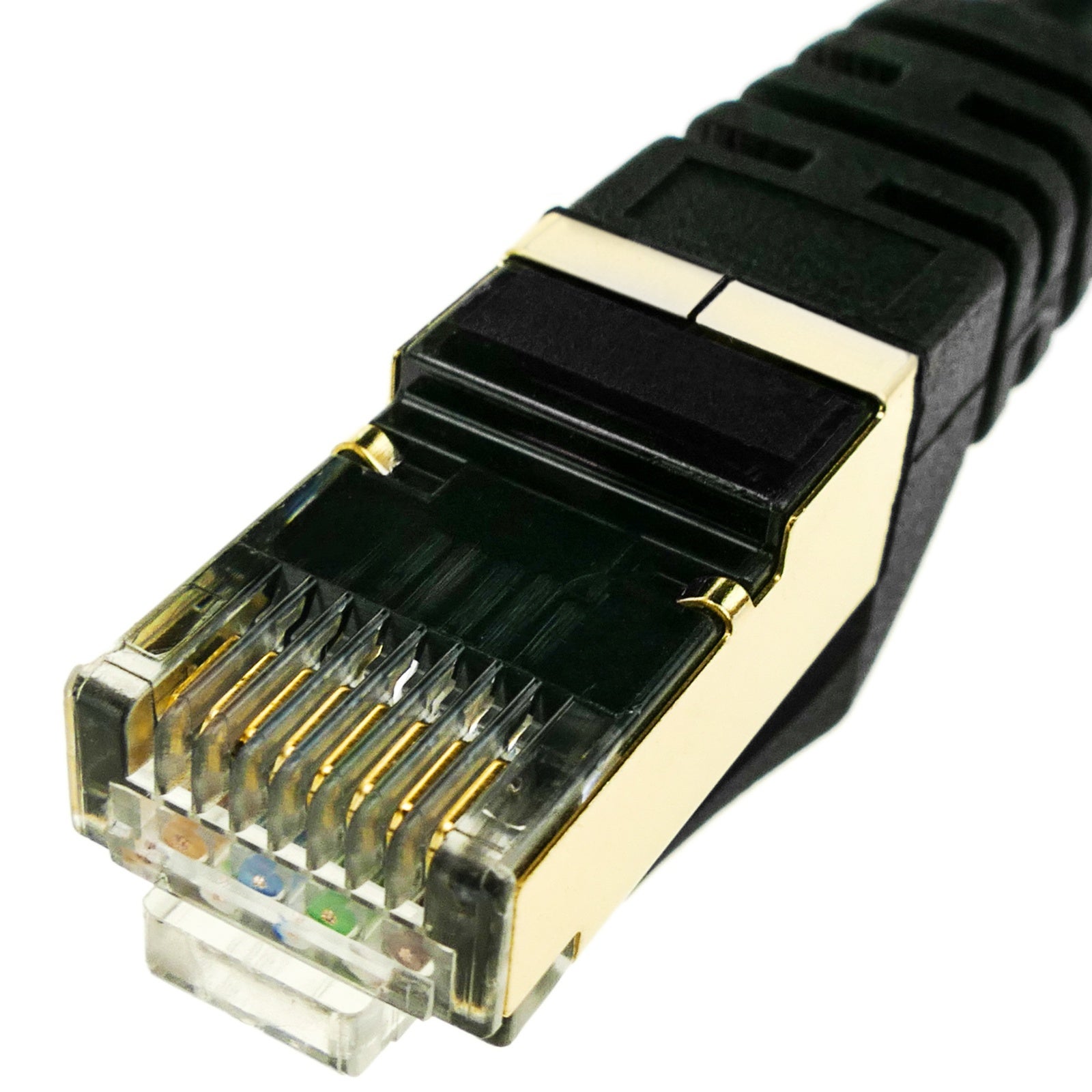 Câble réseau Ethernet type LAN SFTP RJ45 couleur noire 1 m - 2