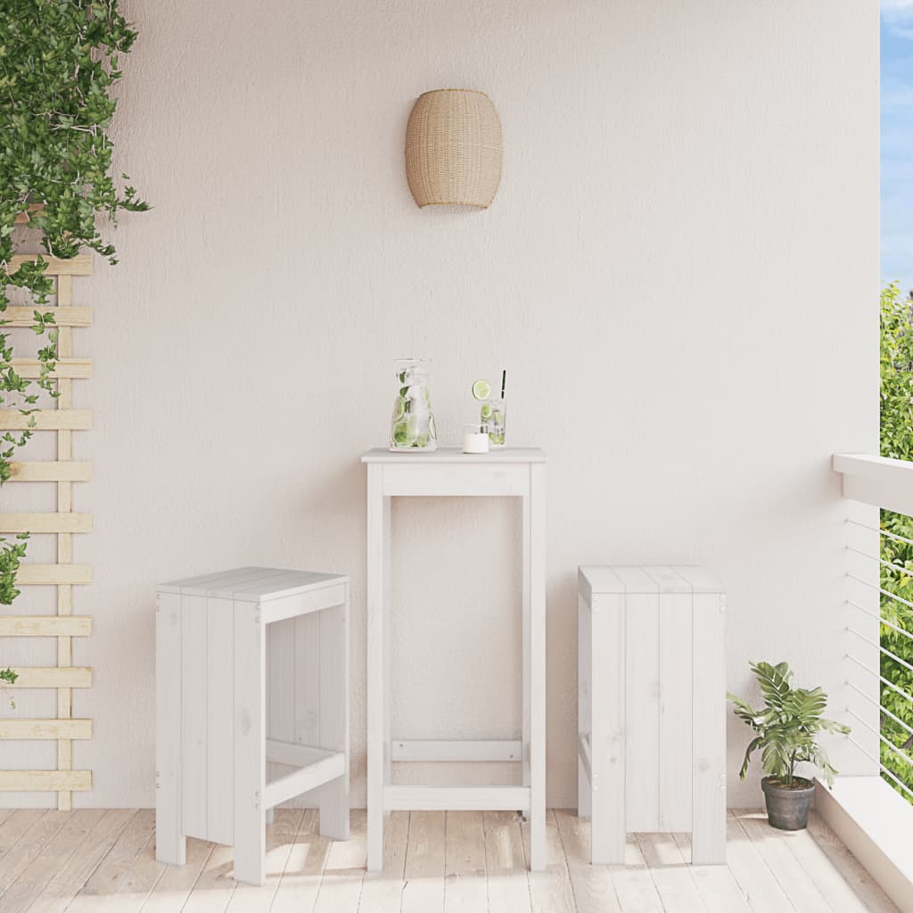 MOONAIRY Set Da Bar 3 Pz In Legno E Acciaio Antracite,Set Di - copertina
