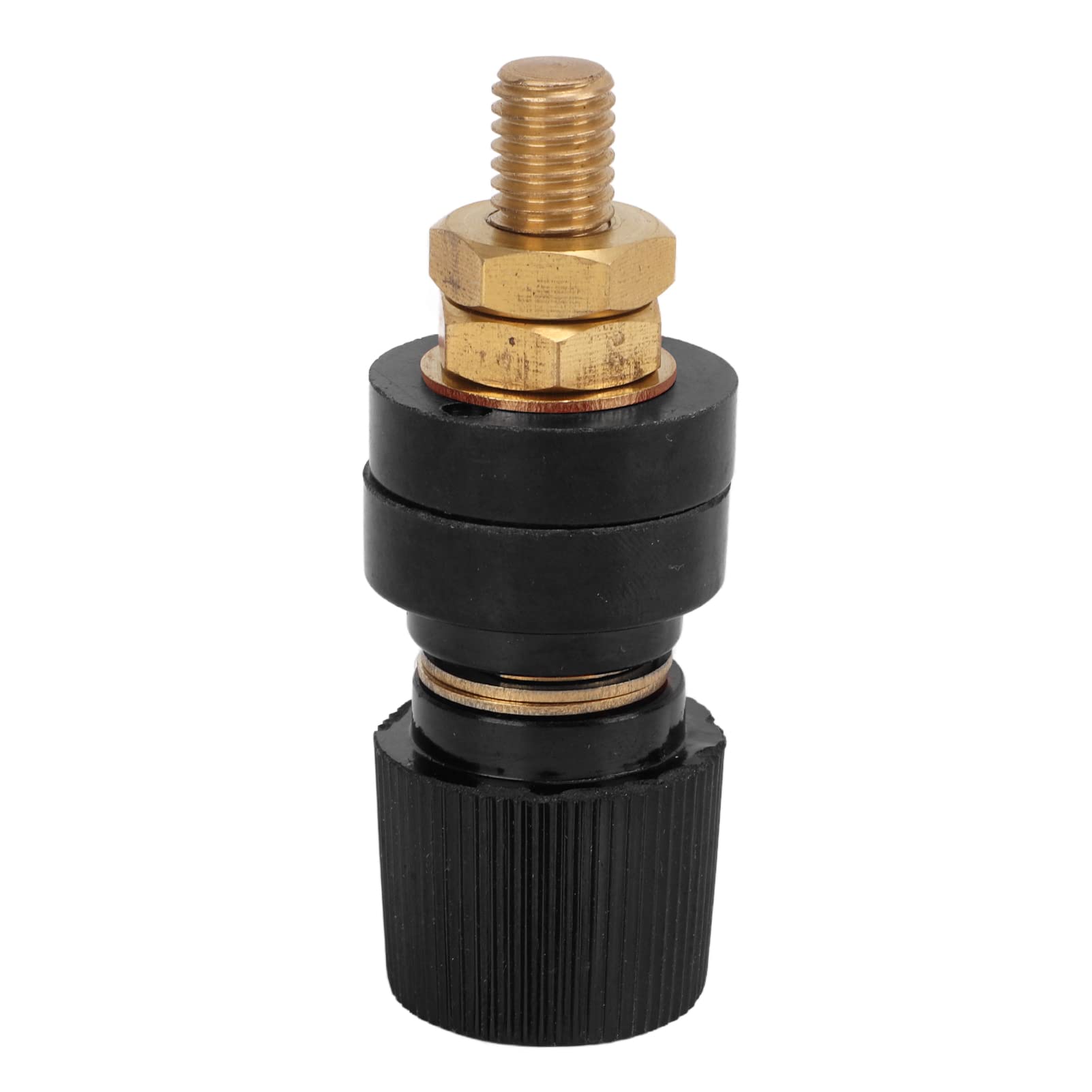 Terminale in rame Materiale in ottone Forte conduttività elettrica Accessori per test elettrici (nero) - 6