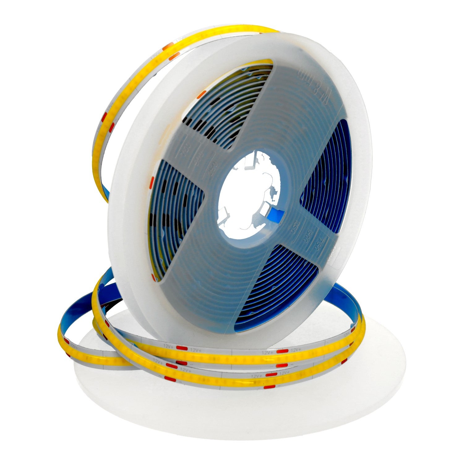 Taśma LED COB 12V 10W/m LED, światło neutralne 4200K, 5000 LM, CRI 90, IP20, możliwość cięcia co 2'5cm, szerokość taśmy 8mm, zwój 5m - 2