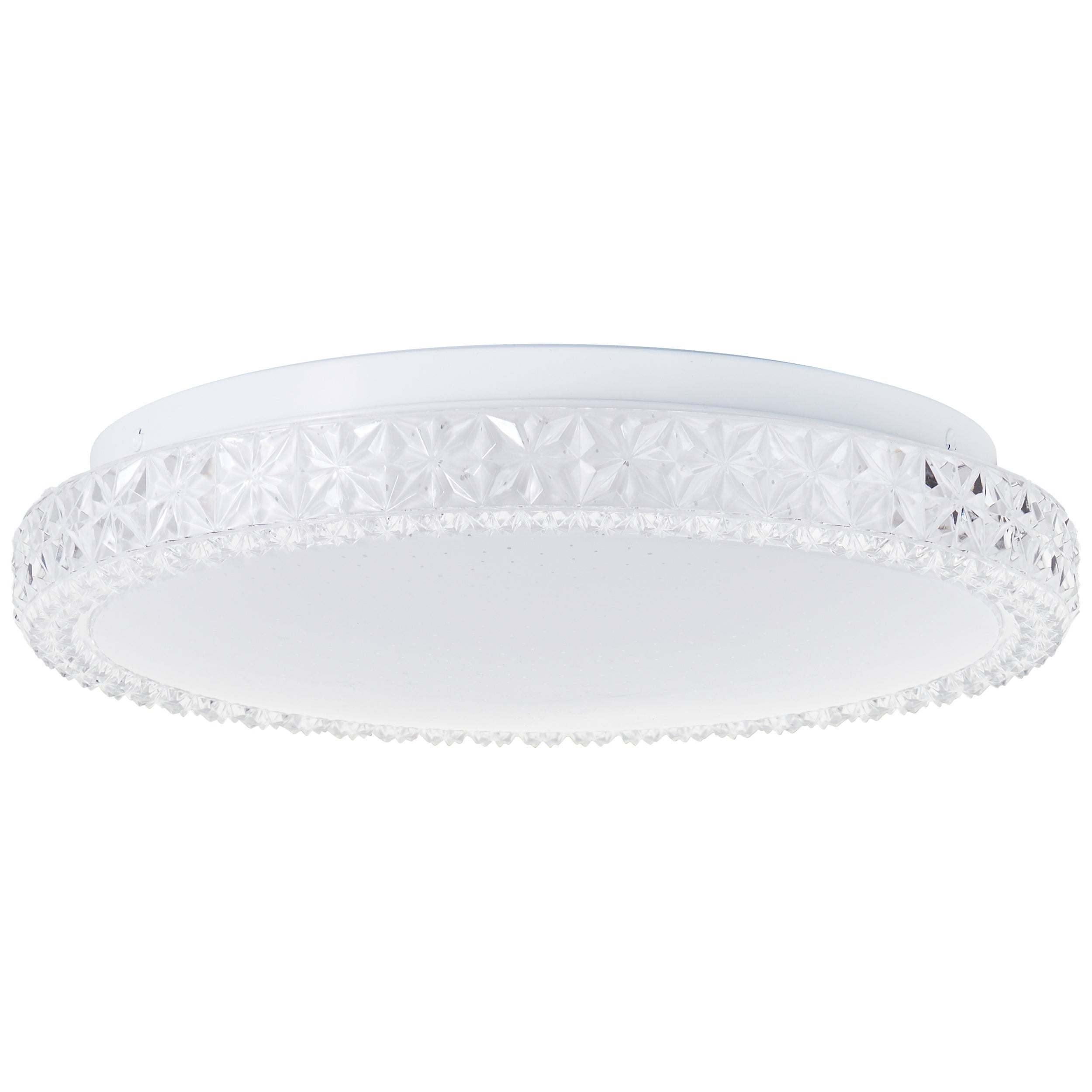 Brilliant lampa Dasie sufitowa LED 29,5cm metal biały/szkło biały 12 W LED zintegrowana - 2
