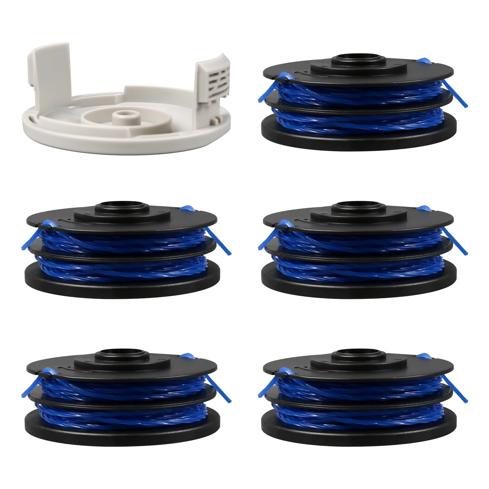 Szpula z żyłką RAC123 do podkaszarki Ryobi - Szpula zamienna do podkaszarek Ryobi RLT4027, RLT5027, RLT6030, RLT5127, RLT6130 (5+1)