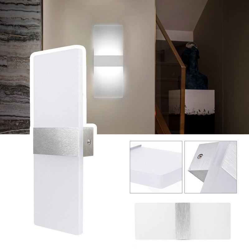 NETTLIFE Applique Murale Led Intérieur - Moderne 80CM 27W Couloir Up Down Blanc Chaud Lampe De Couloir Lampe 92453220