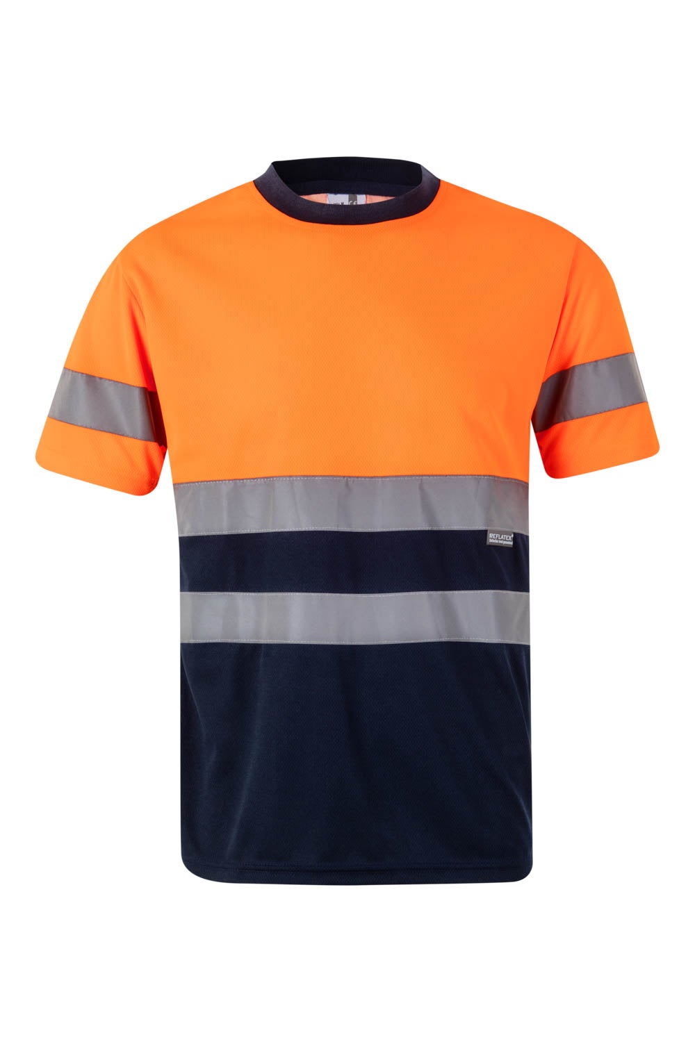 T-shirt technique bicolore haute visibilité VELILLA Marine / Jaune L - 2