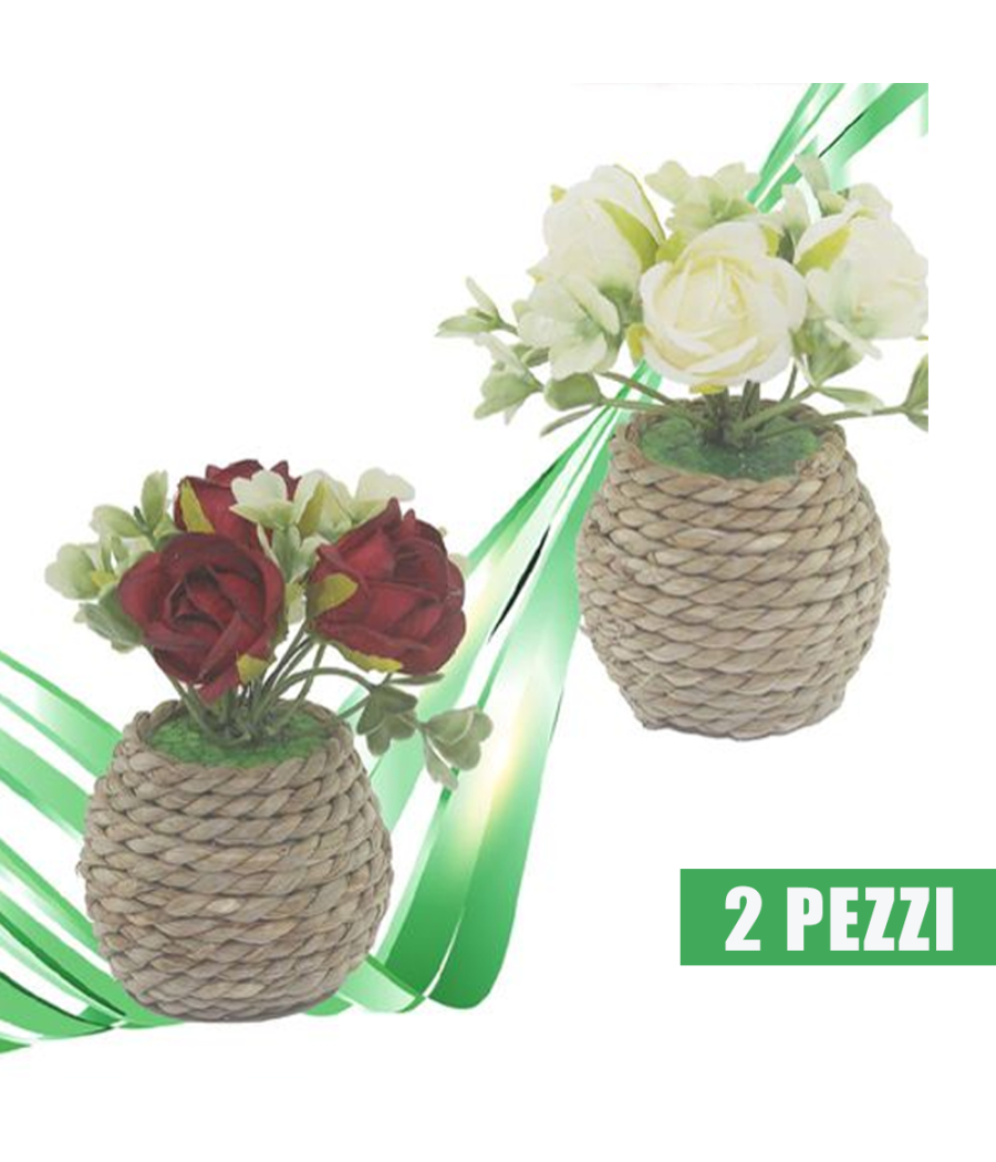 Confezione da 8 fiori artificiali uccello del paradiso, piante verdi per casa, giardino, ufficio, veranda, decorazioni per matrimoni (giallo