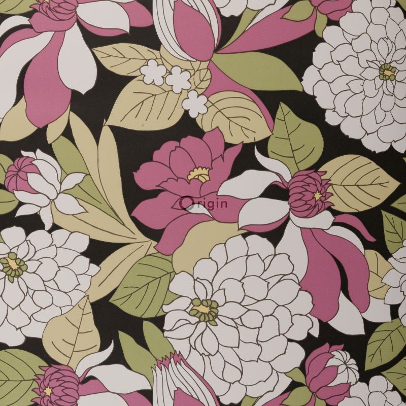 Tapeta kwiaty wielokolorowym - 52 cm x 10.05 m - ORIGIN