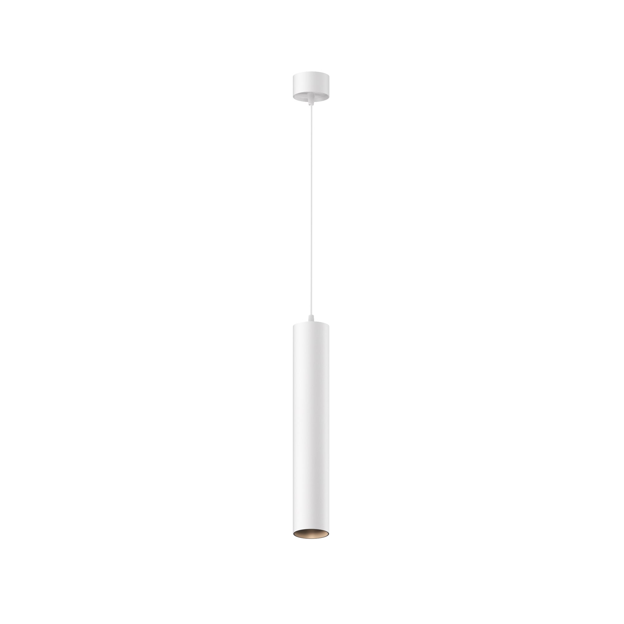 Lampa wisząca LED Focus 12W Neutralna biel 1050lm aluminium biała wym:140x5,2x5,2cm IP20 Maytoni