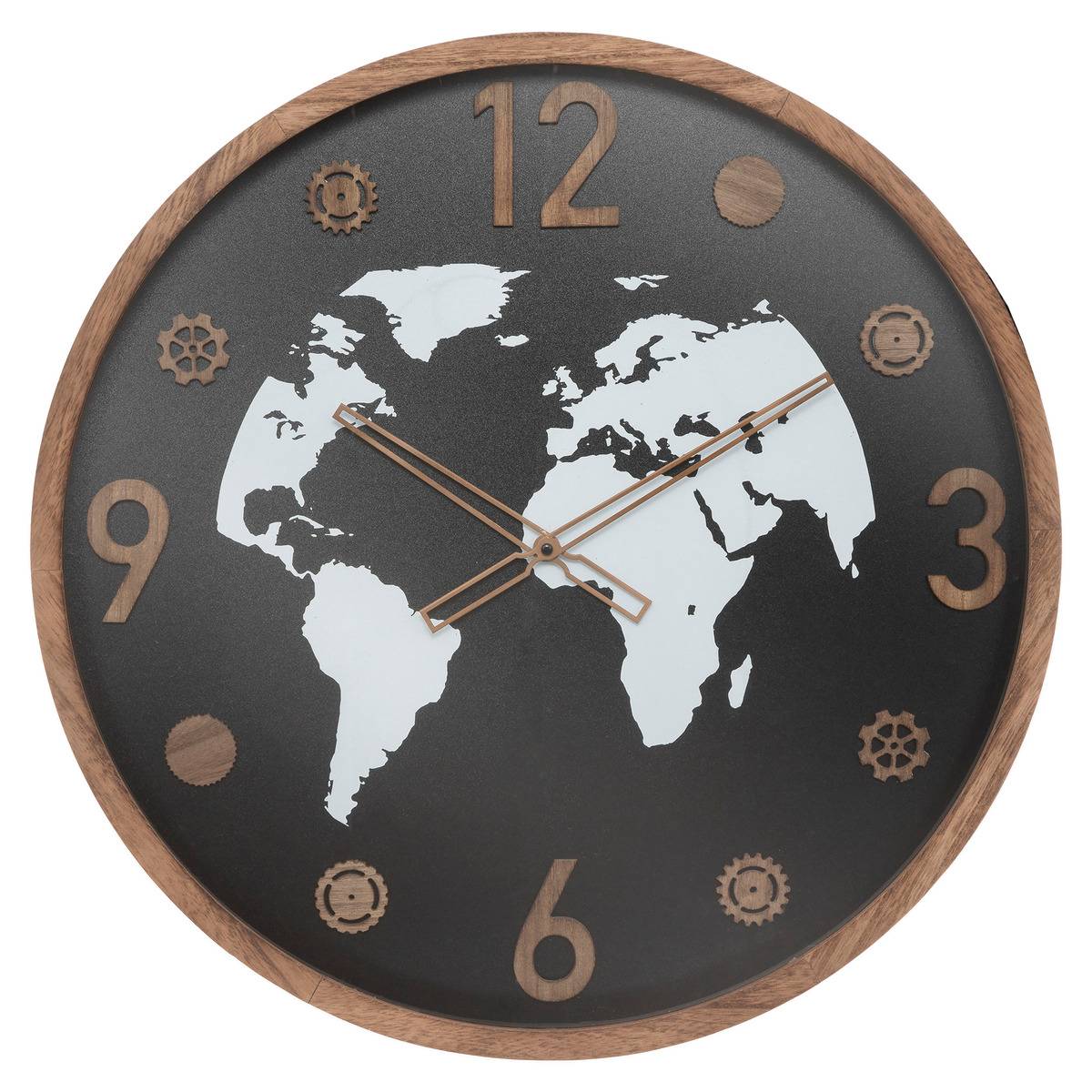 Orologio Da Tavolo Lupin In Alluminio Della Linea Love - Design Made In Italy, 14x27,5 Cm, Firmato Arti & Mestieri