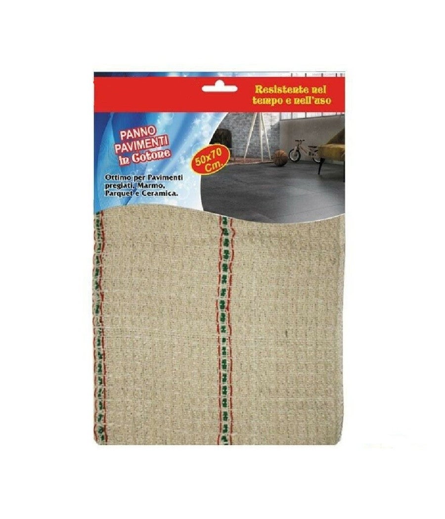 Ha-Ra Panno Per Pavimenti In Misto Cotone, Bianco, 42 Cm, Rivestimento Per Mocio, Lavabile, Assorbente E Delicato Per Parquet E Superfici Lisce, Prodotto In Germania