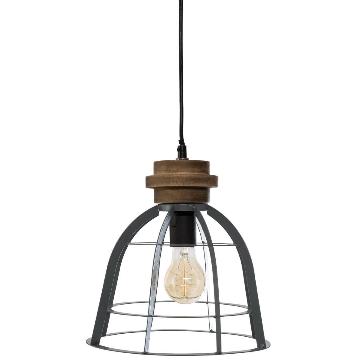 LAMPA WISZĄCA Berry czarna METALOWA styl loftowy