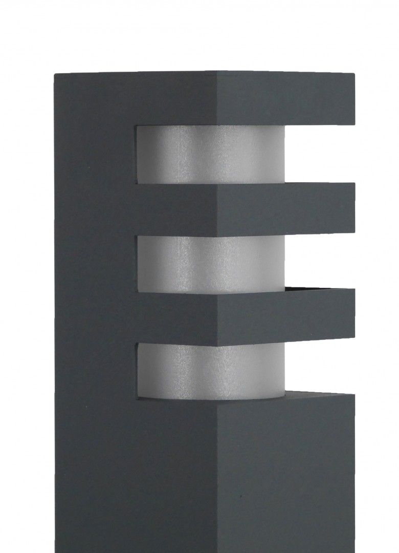 Lampa ogrodowa stojąca Rado ciemnoszara 1xE27x18W IP54 wym: 75 x 8 x 8 cm aluminium SU-MA