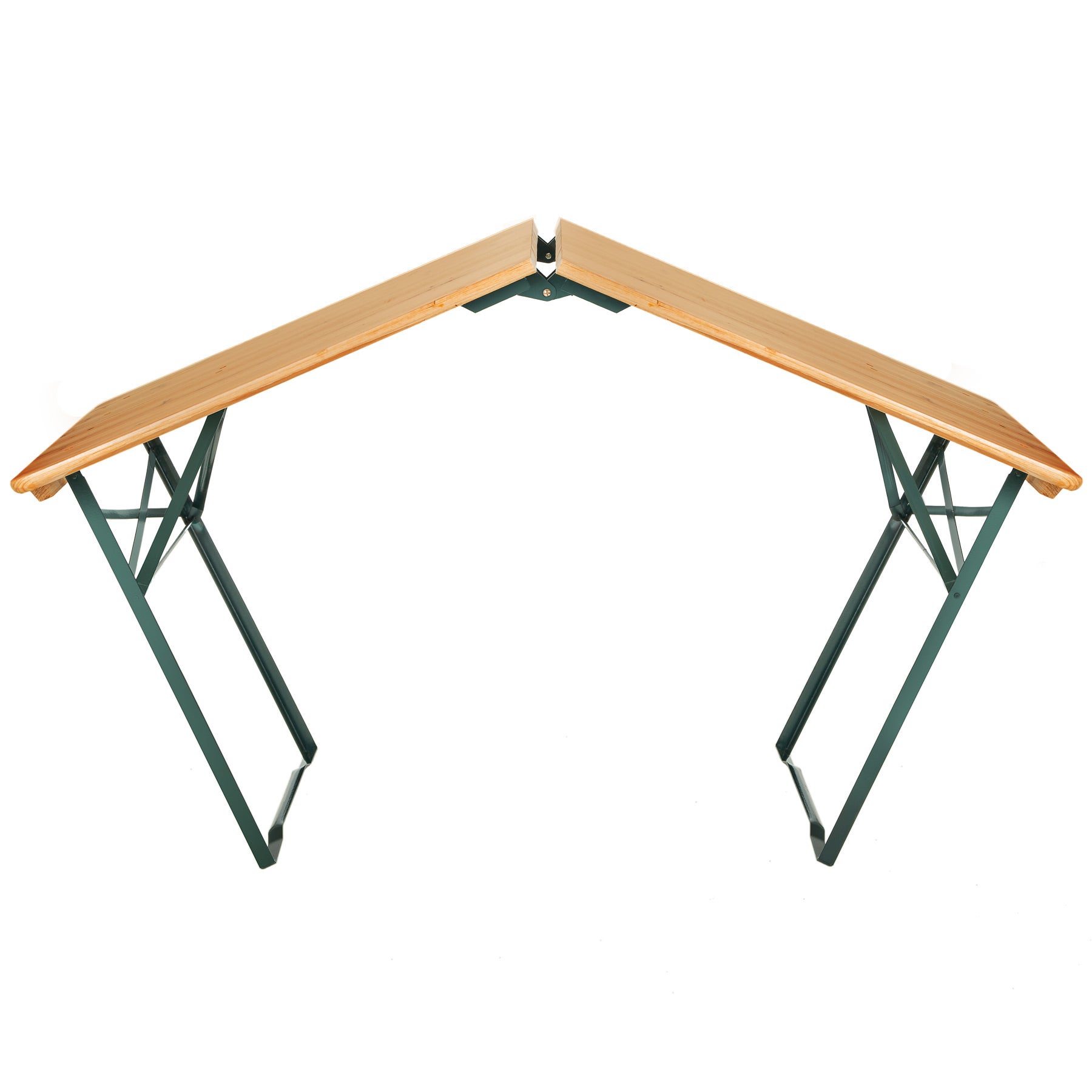 Ensemble de table et bancs avec dossiers en bois 8 places avec 3 pièces pliables amovibles TECTAKE - 6