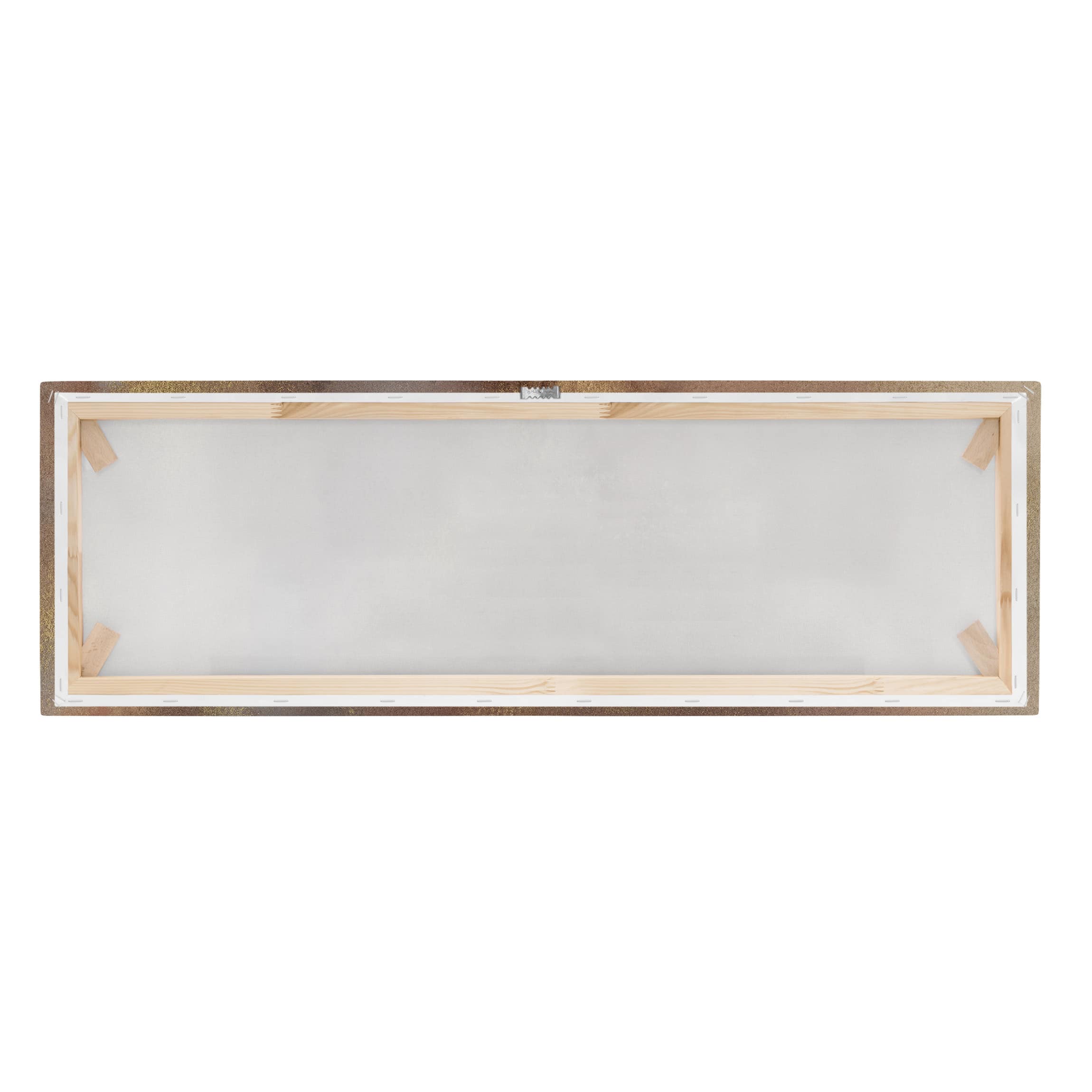 Impression sur toile tableau sur toile châssis beige aquarelle peinture artiste 301 cuisine chambre à coucher salon couloir 150 x 50 cm - 7