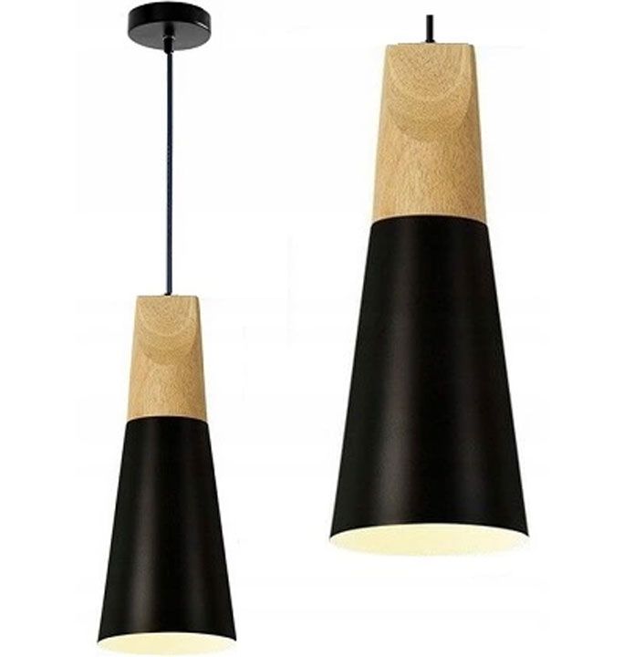 Lampa Sufitowa Toolight App057-1Cp Scandi B Czarny