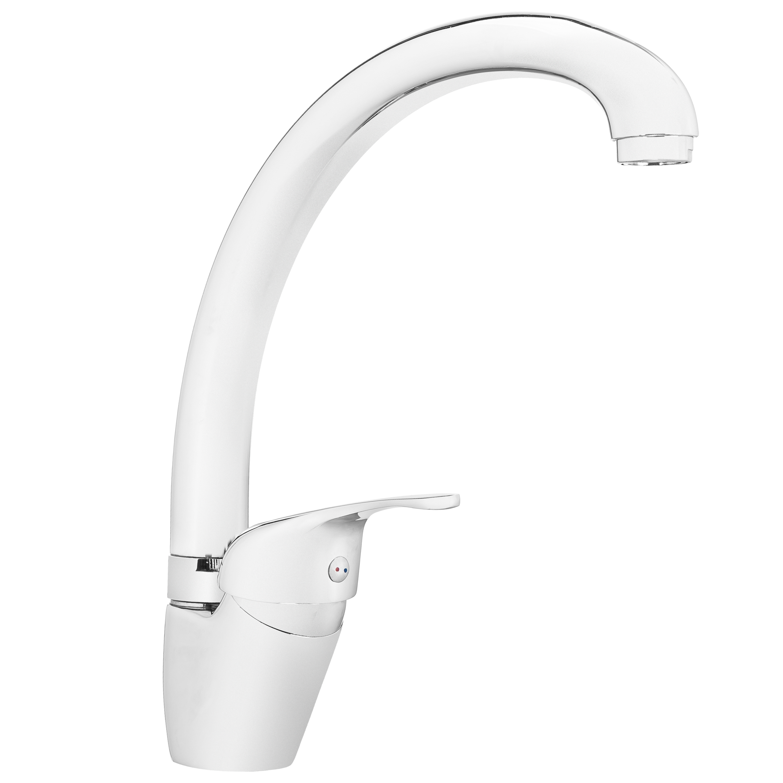 Bateria kuchenna z wyewką. lux Invena Mitris chrom