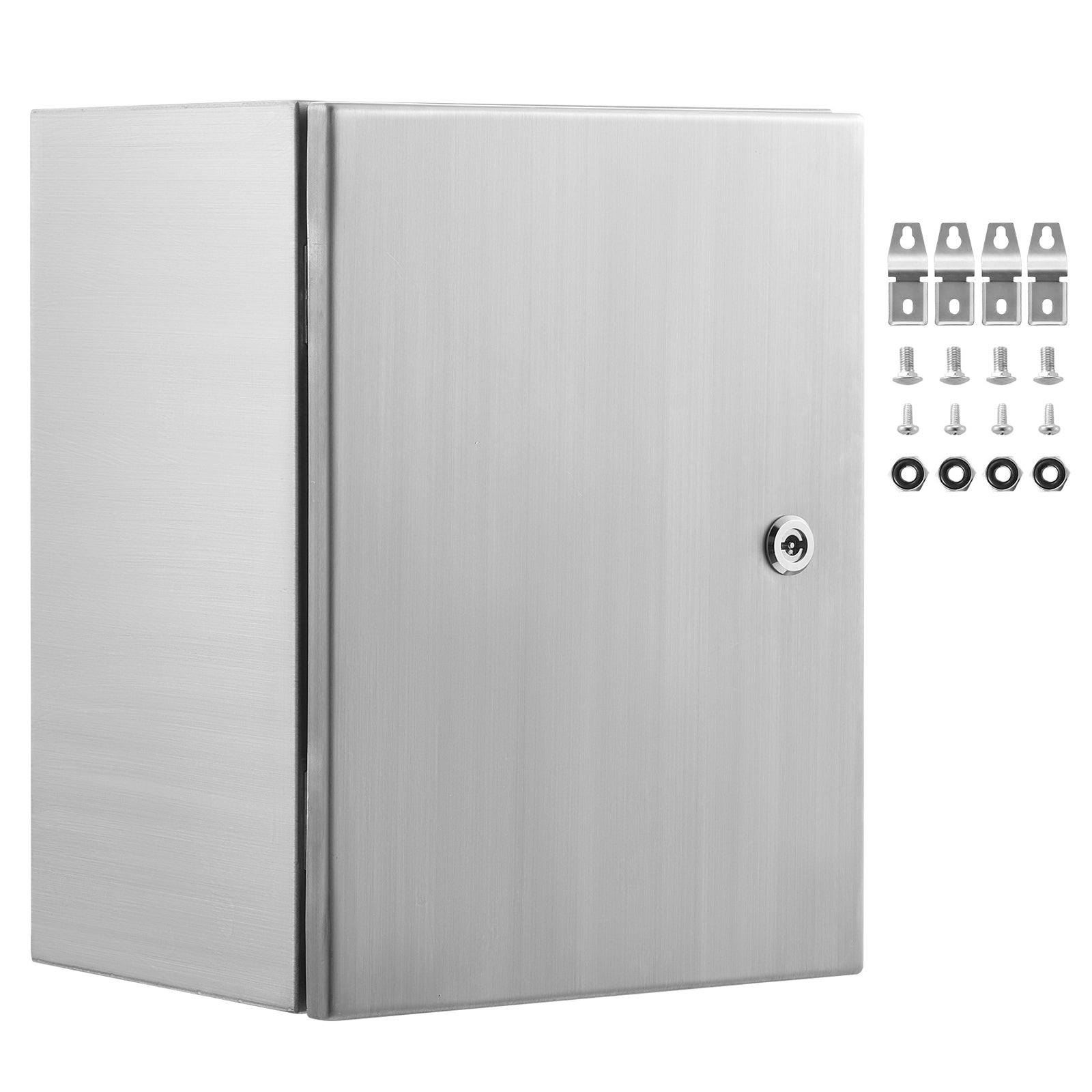 Botier lectrique en acier inox SucceBuy 304,16 x 12 x 6 cm,tanche  IP66,montage mural pour quipement lectrique et lectronique extrieur |  Leroy Merlin