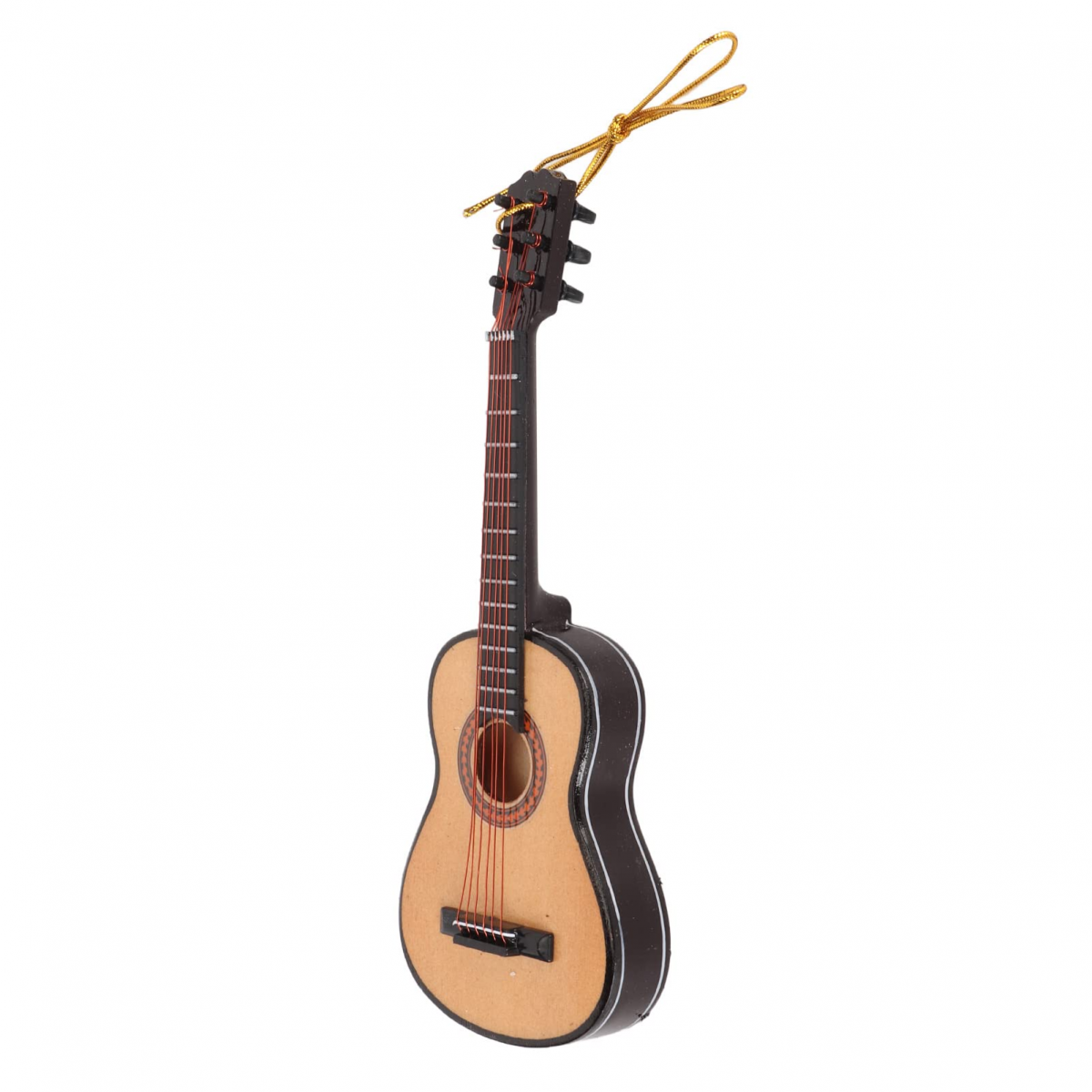 Ornament miniatural de chitară din rășină pentru agățat, perfect pentru Crăciun, zile de naștere, festivaluri, 15 cm - COMFORTXL