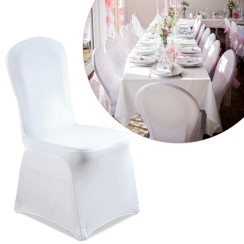 Housse de chaise - Lot de mariage - Lot de 100 Housse de chaise - Lot de mariage - Lot de 100