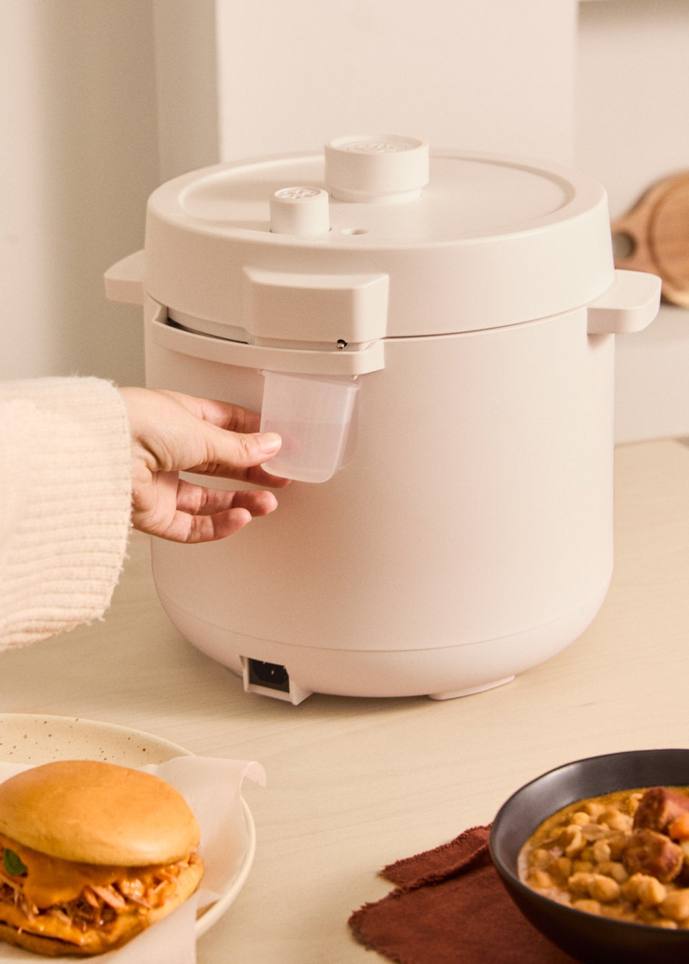CREATE - PRESSURE COOKER STUDIO - Autocuiseur électrique multifonctionnel programmable- Blanc cassé - 6