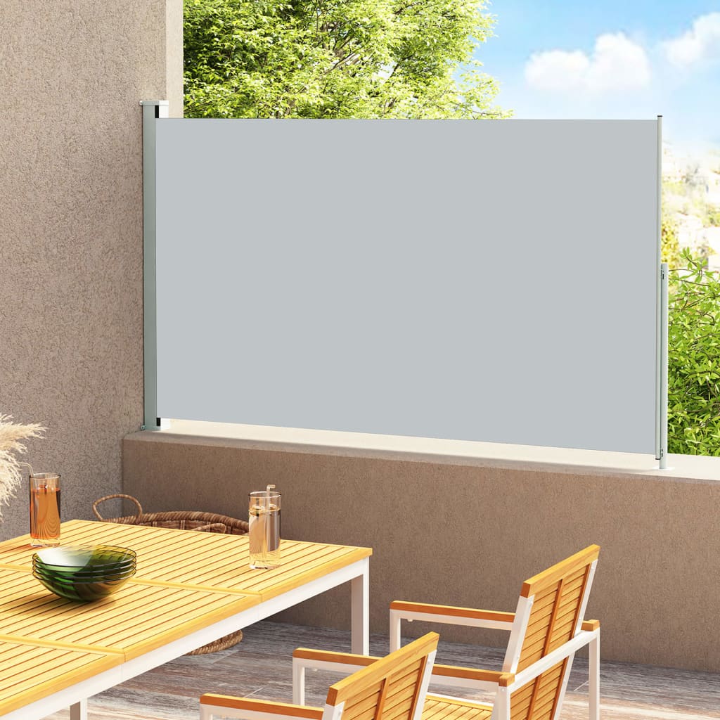 Toldo de terraza lateral retráctil 200x300 cm gris