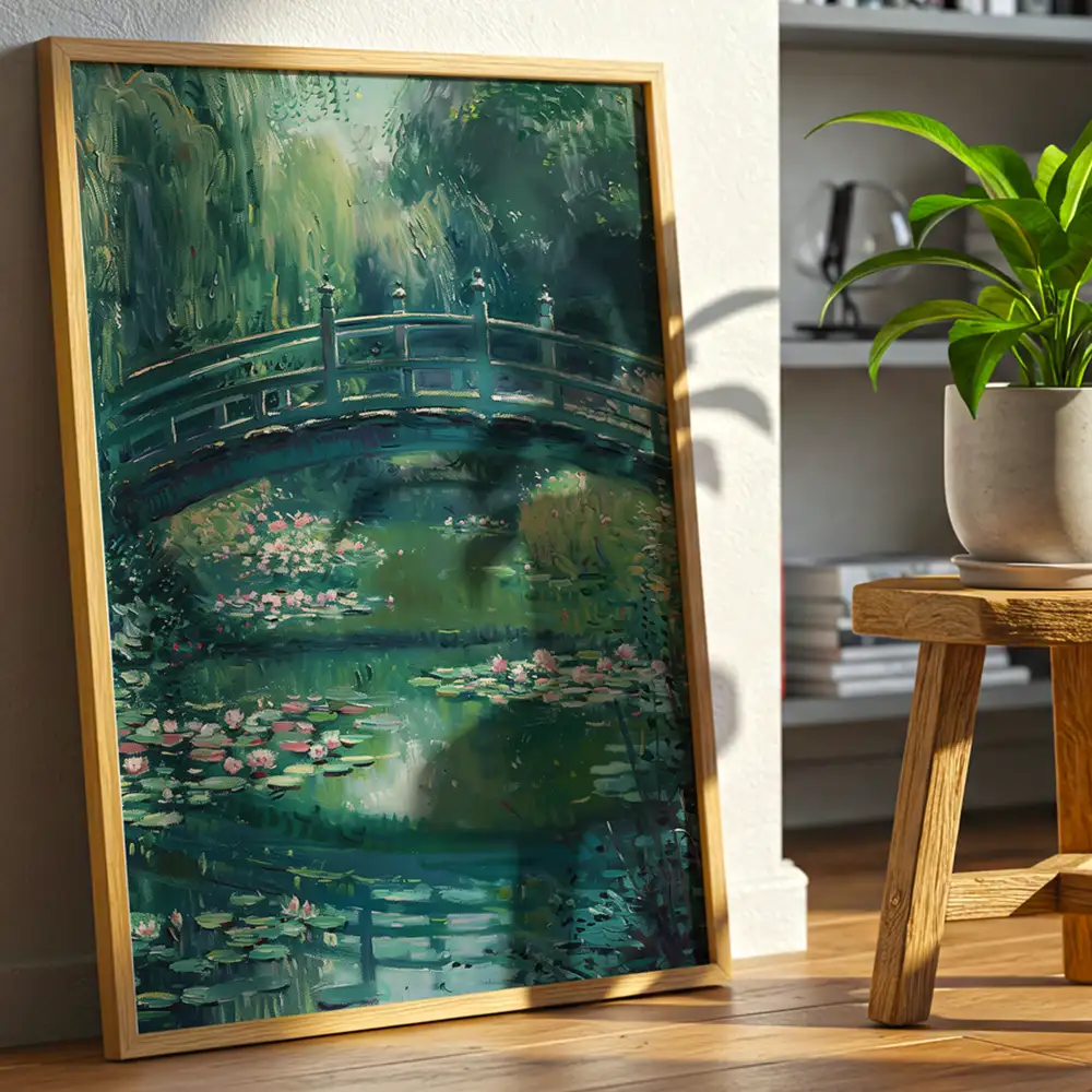 Set di 2 stampe astratte su tela con acquerello color smeraldo, arte da parete con cornice verde, grande arte moderna per la decorazione del soggiorno - Italia