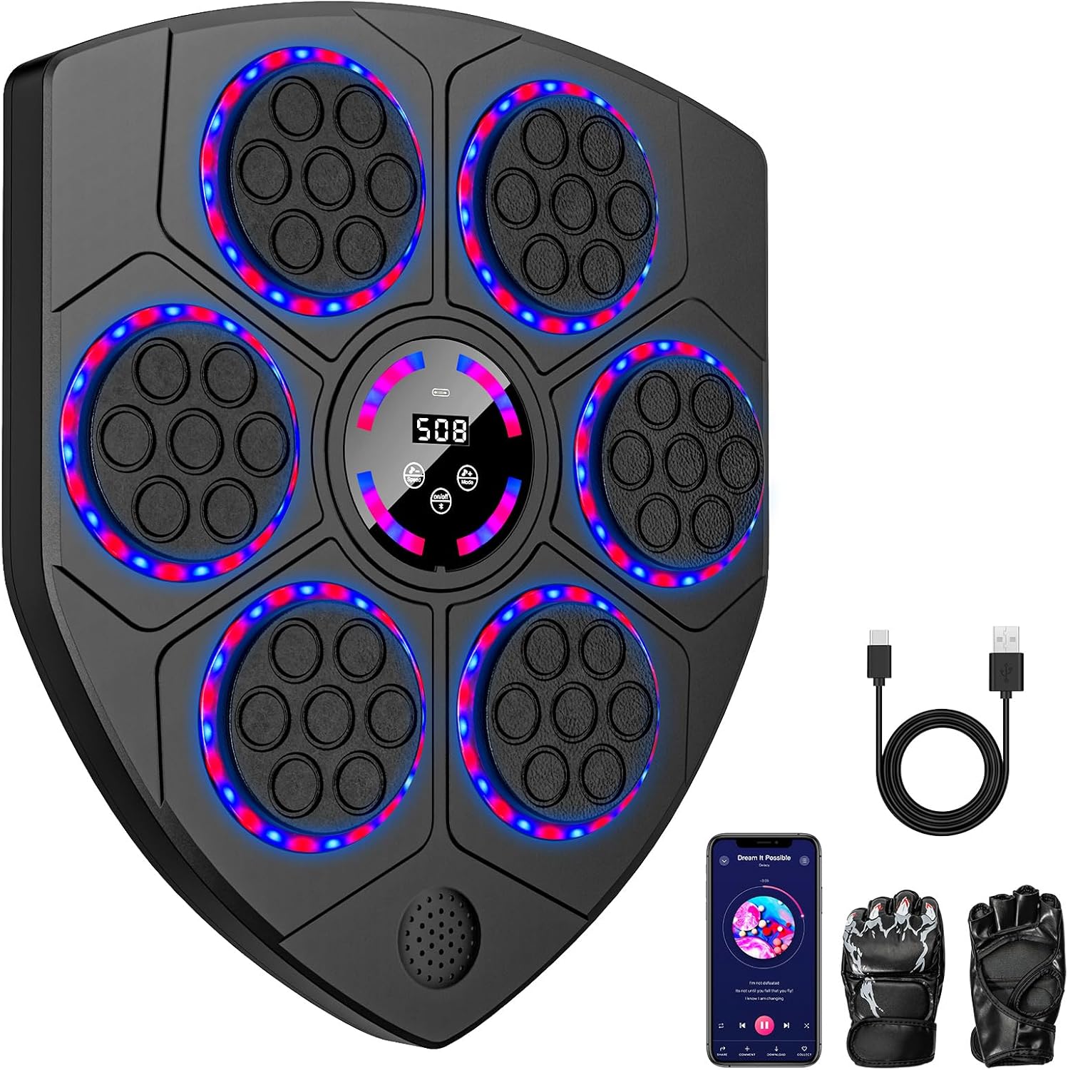 Music Boxing Machine, 2025 Nouvelle Intelligente Machine Boxe Musicale ...