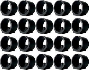 10x Embout de tube rond rentrant à ailettes tête demi-sphérique matière élastique antidérapante 10x Embout de tube rond rentrant à ailettes tête demi-sphérique matière élastique antidérapante