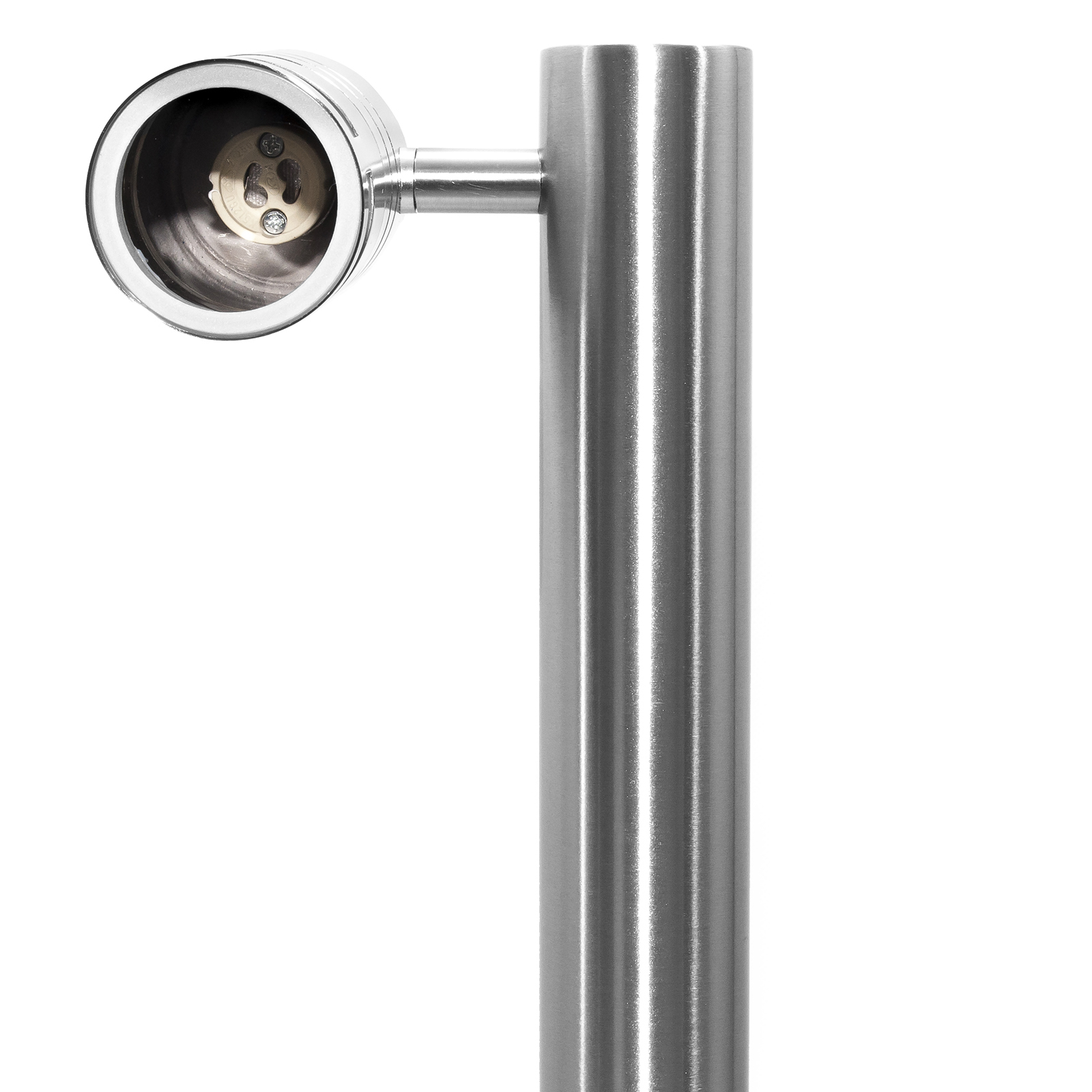 ZILLY Lampadaire moderne en acier inoxydable, douille GU10, lumière réglable IP44, jardin, avenue, villa, chemin, 230 V, 1 lumière - 2