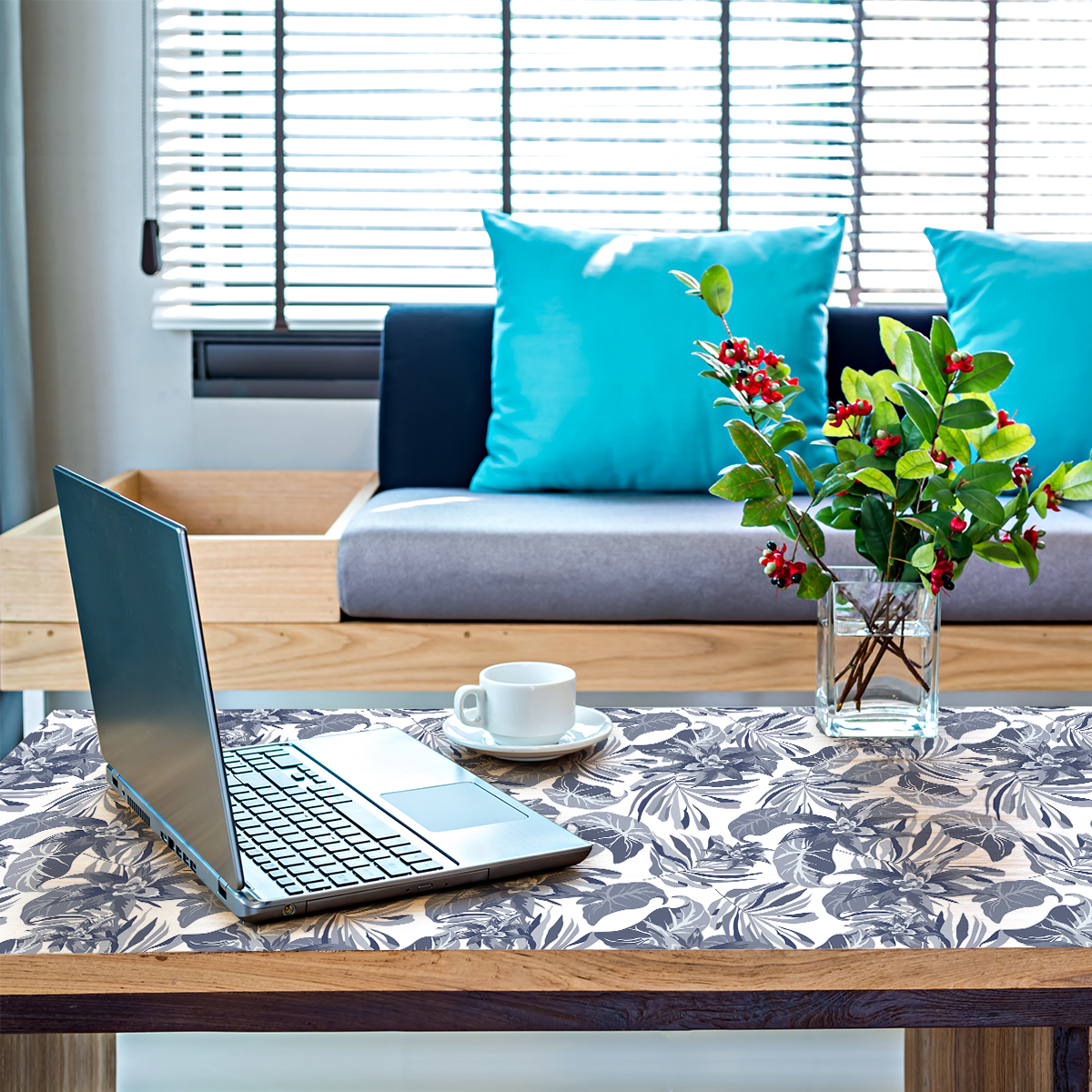 Adesivo mobili tropicale vaitua - Sticker adesivo - adesivi murali - 60x90cm - 3