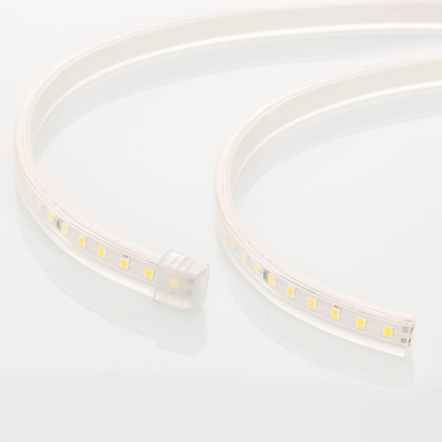Ledkia - Striscia LED Regolabile 220V SMD 120 LED/m Color 8.5W/m Larga 12mm Taglio 20cm IP65, Blu 10 m, PVC PVC - 3
