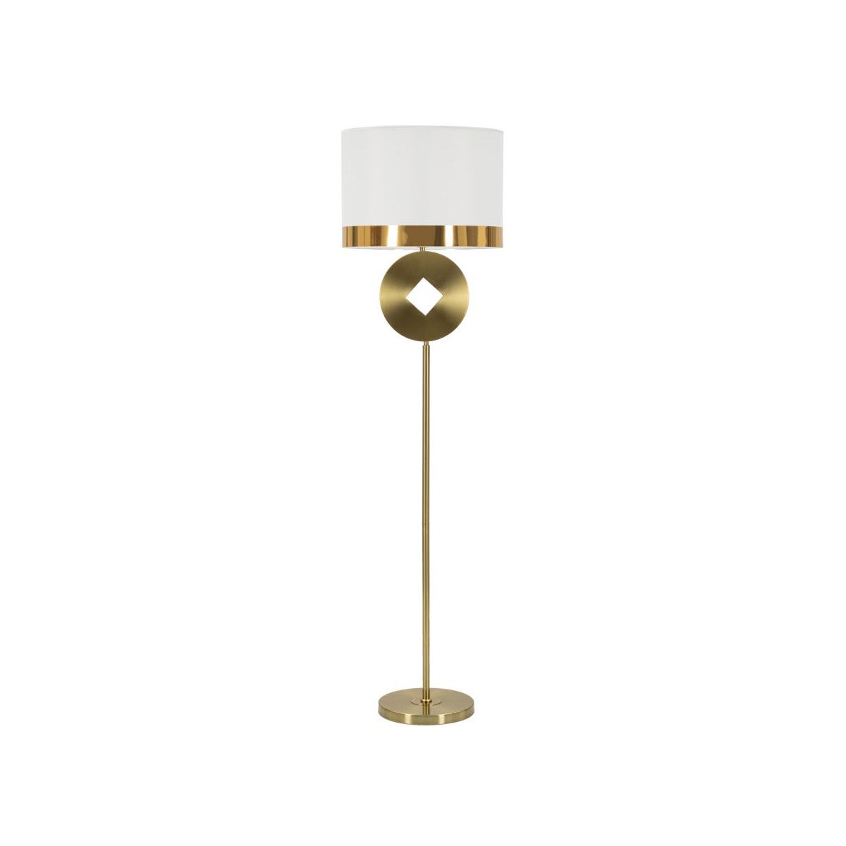 Lampa Podłogowa Elena, Metal, Biały, Seven Design