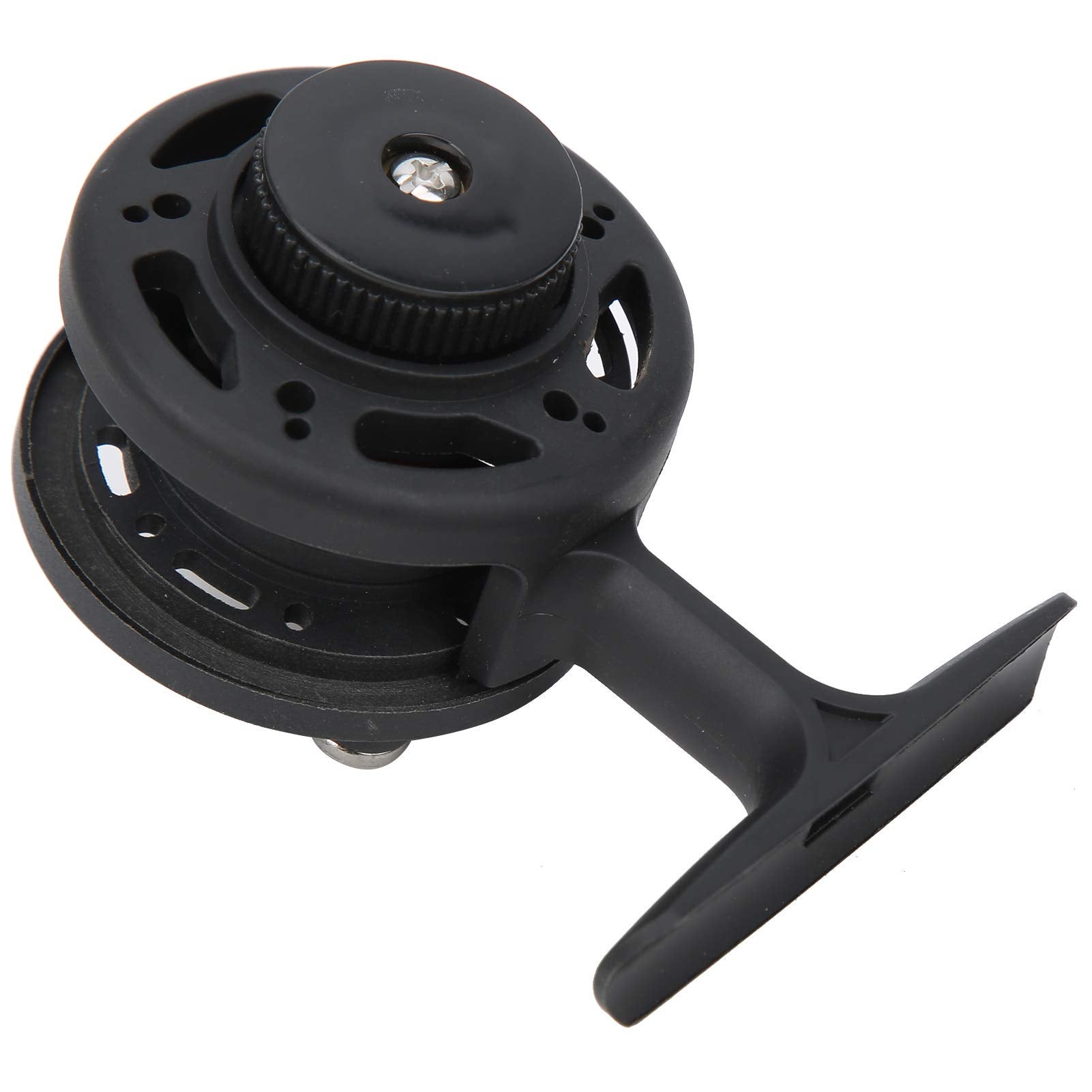 Mulinello da pesca Ruota anteriore in metallo per pesca sul ghiaccio Pesca a mosca Mano destra Commutazione Piede alto (5 cm) - 5