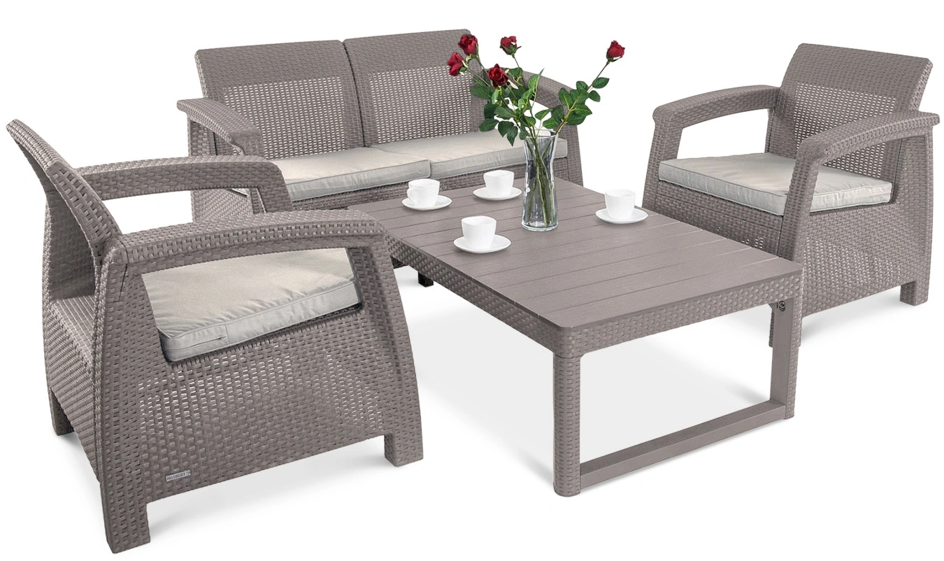 Zestaw ogrodowy CORFU MAX 2 Cappuccino 1 szt