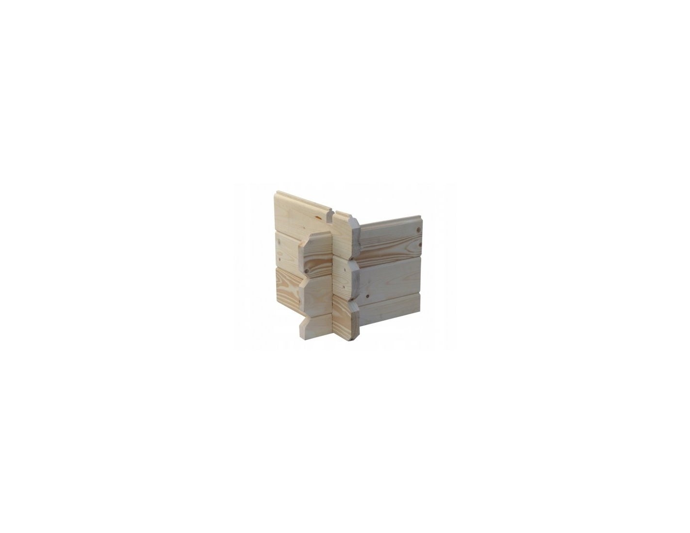 Abri de jardin en bois - 21.42m2 - 5.1x4.2m - Ep. 34mm - Couleur: naturel - DOM746 - ALTANKA - 5