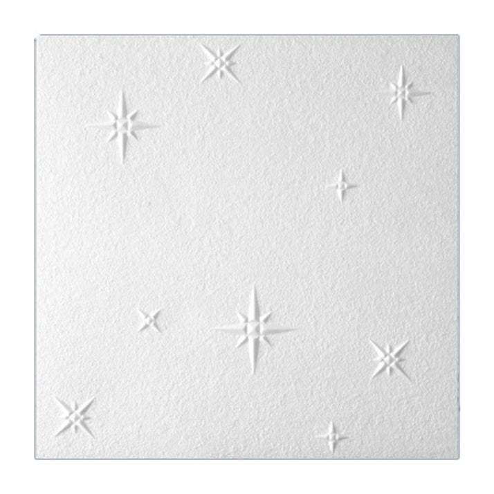 Kaseton sufitowy ścienny Marbet Design panel styropianowy zakładkowy 50x50 cm Zima 2 m² 8 szt.