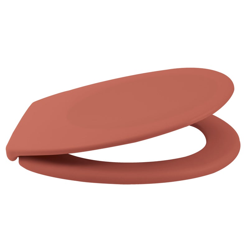 Deska sedesowa SPIRELLA Neela terracotta z wolnym opadaniem