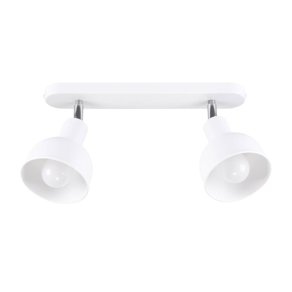 Lampa sufitowa wisząca Elba biała 2xE27x15W minimalistyczna wym: 18,5 x 24 x 47 cm metal Sollux Lighting