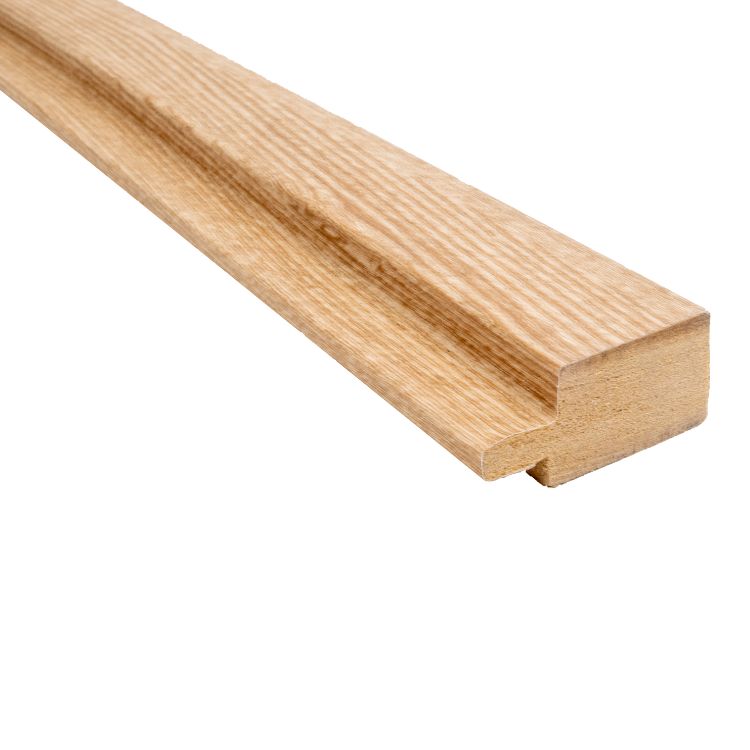 Profil początkowy / końcowy Profil ścienny Paleta MDF Ściana Listwa MDF Kolor dębowy 240x3,5x1,8 cm